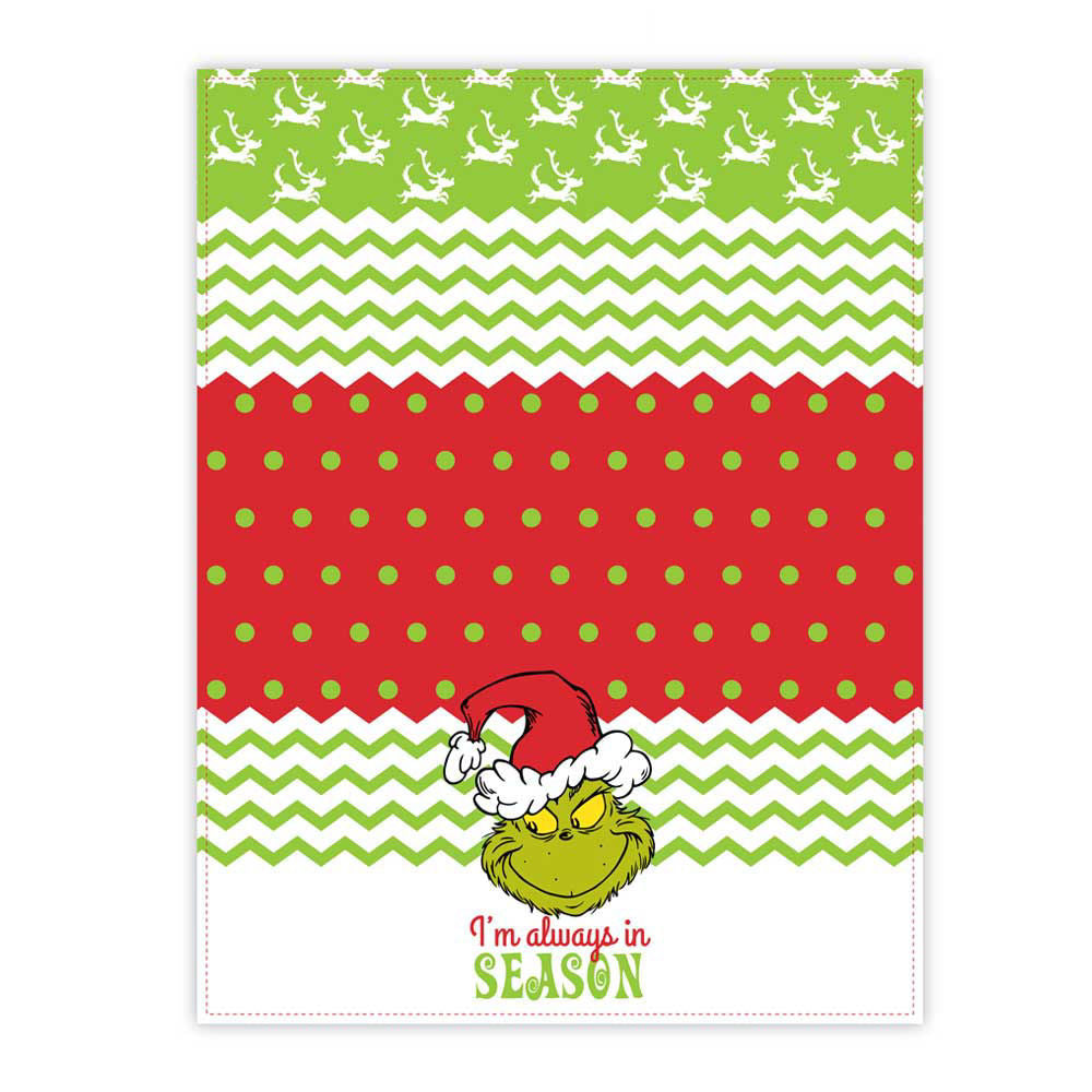Bioworld Dr. Seuss the Grinch Always in Season Dish Towel