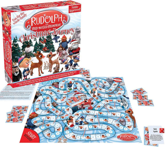 Aquarius Puzzles Rudolph The Red-Nosed Reindeer Family Board Game