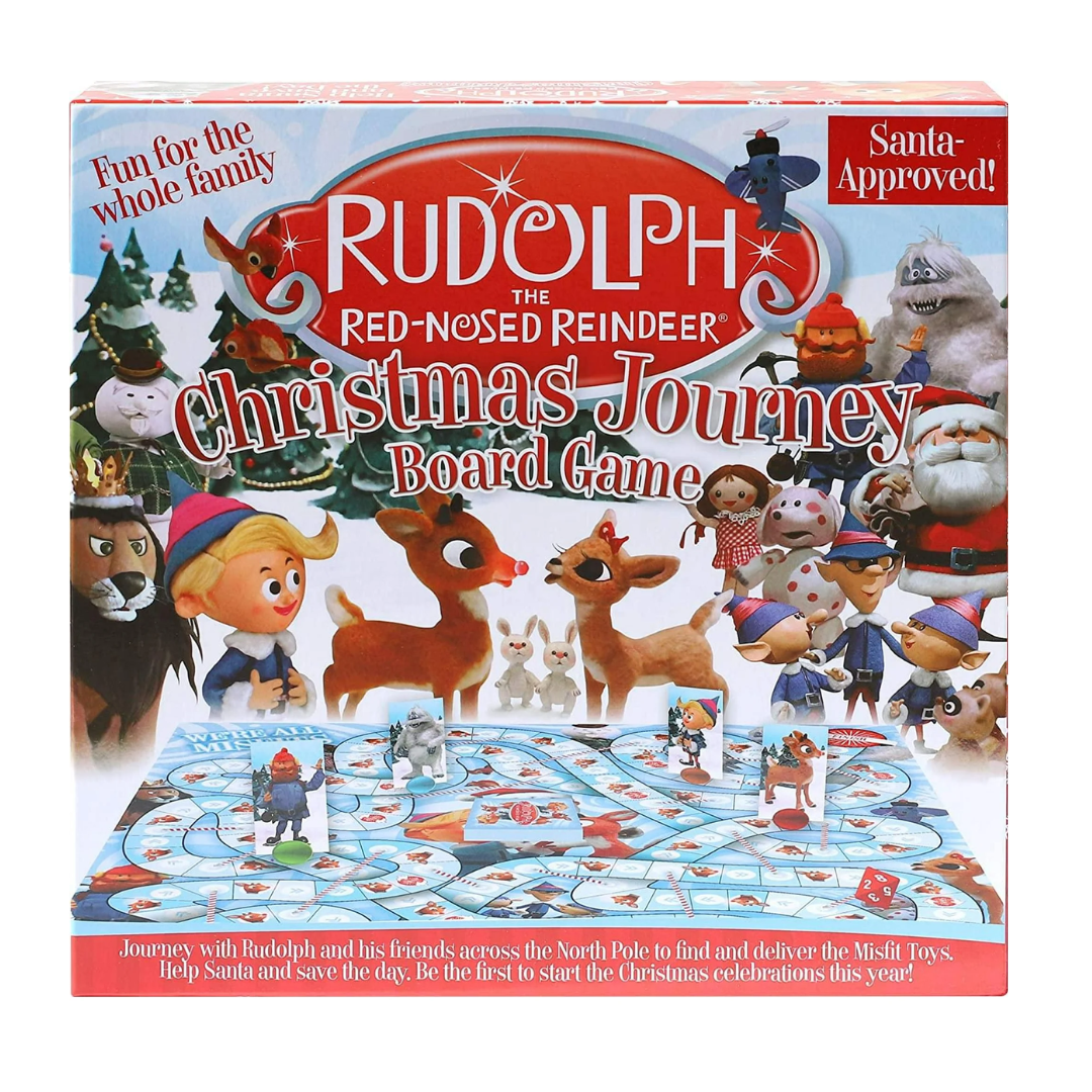 Aquarius Puzzles Rudolph The Red-Nosed Reindeer Family Board Game