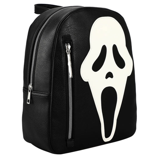 Bioworld Ghostface Glow in the Dark Horror Movie Character Black Mini Backpack