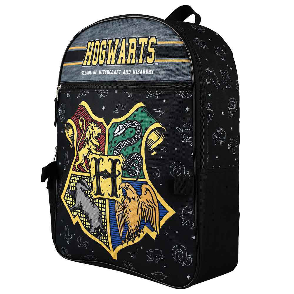 Bioworld Harry Potter Hogwarts 16" Backpack With Trunk Inspired Lunch Tote