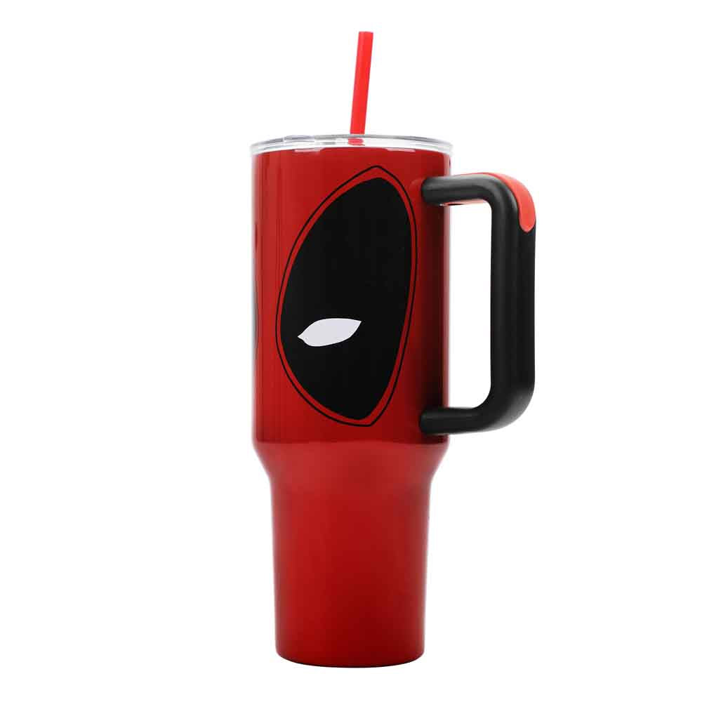 Bioworld Marvel Deadpool Big Face 40 oz. Stainless Steel Tumbler