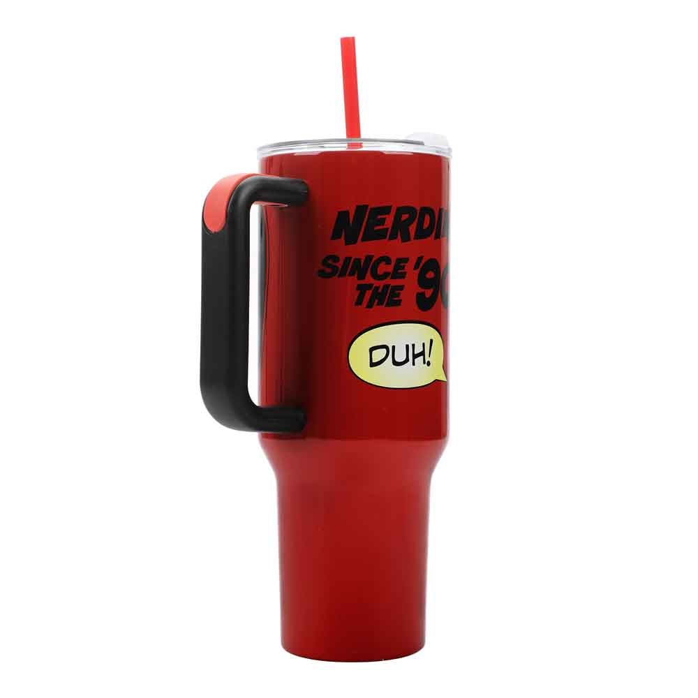 Bioworld Marvel Deadpool Big Face 40 oz. Stainless Steel Tumbler