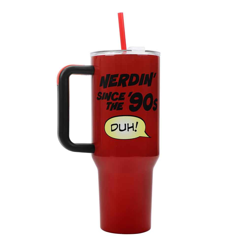 Bioworld Marvel Deadpool Big Face 40 oz. Stainless Steel Tumbler