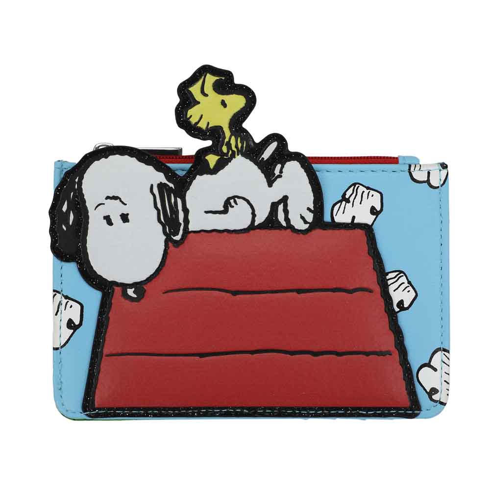 Bioworld Peanuts 3D Snoopy & Woodstock Character Art Card Wallet