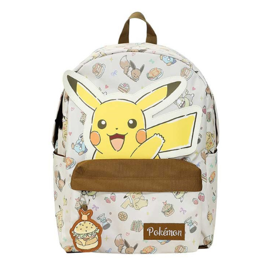 Bioworld Pokémon Pikachu with Eevee, Piplup, and Yamper Characters 17" Backpack
