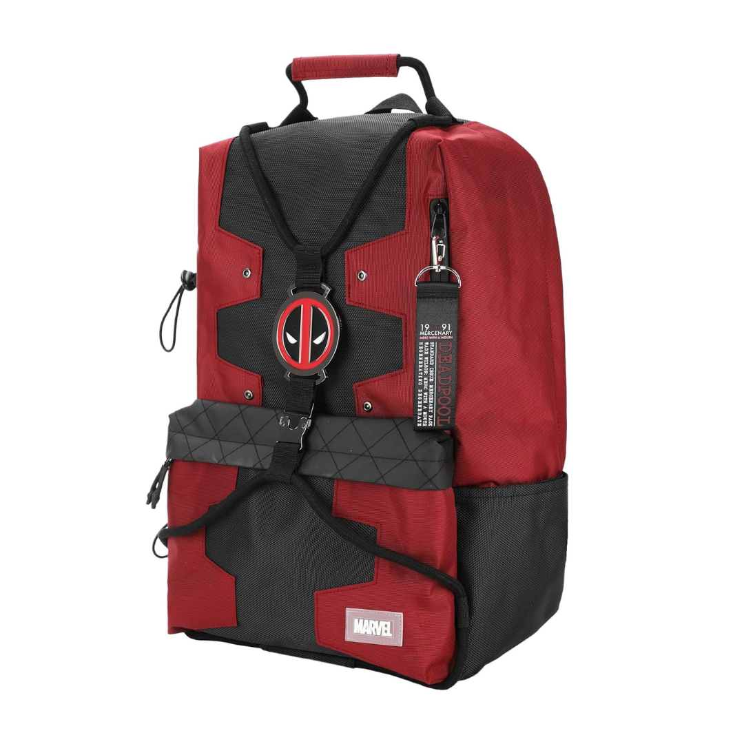 Bioworld Marvel Deadpool Suit Up Character 18” Backpack
