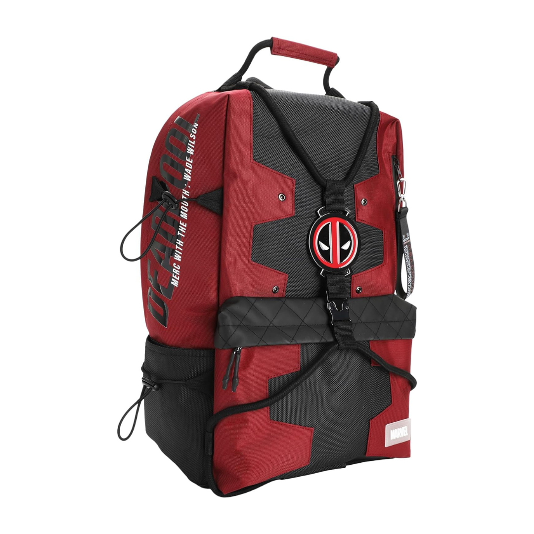 Bioworld Marvel Deadpool Suit Up Character 18” Backpack