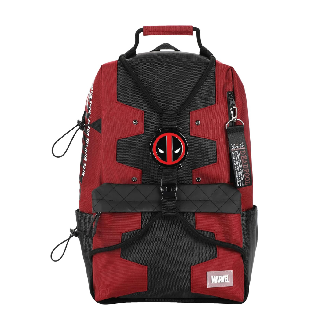 Bioworld Marvel Deadpool Suit Up Character 18” Backpack