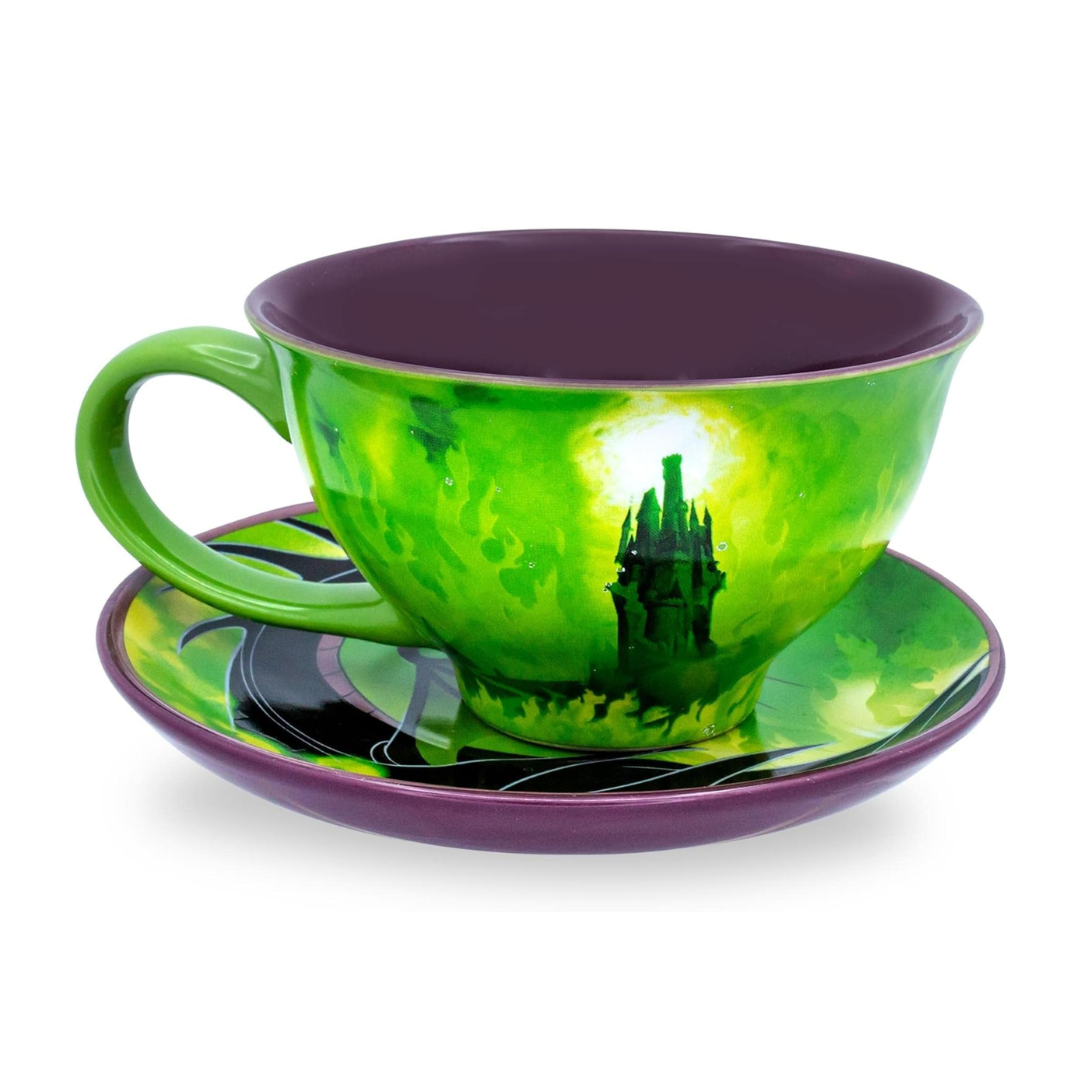 Disney Villains Maleficent Ceramic Teacup and Saucer