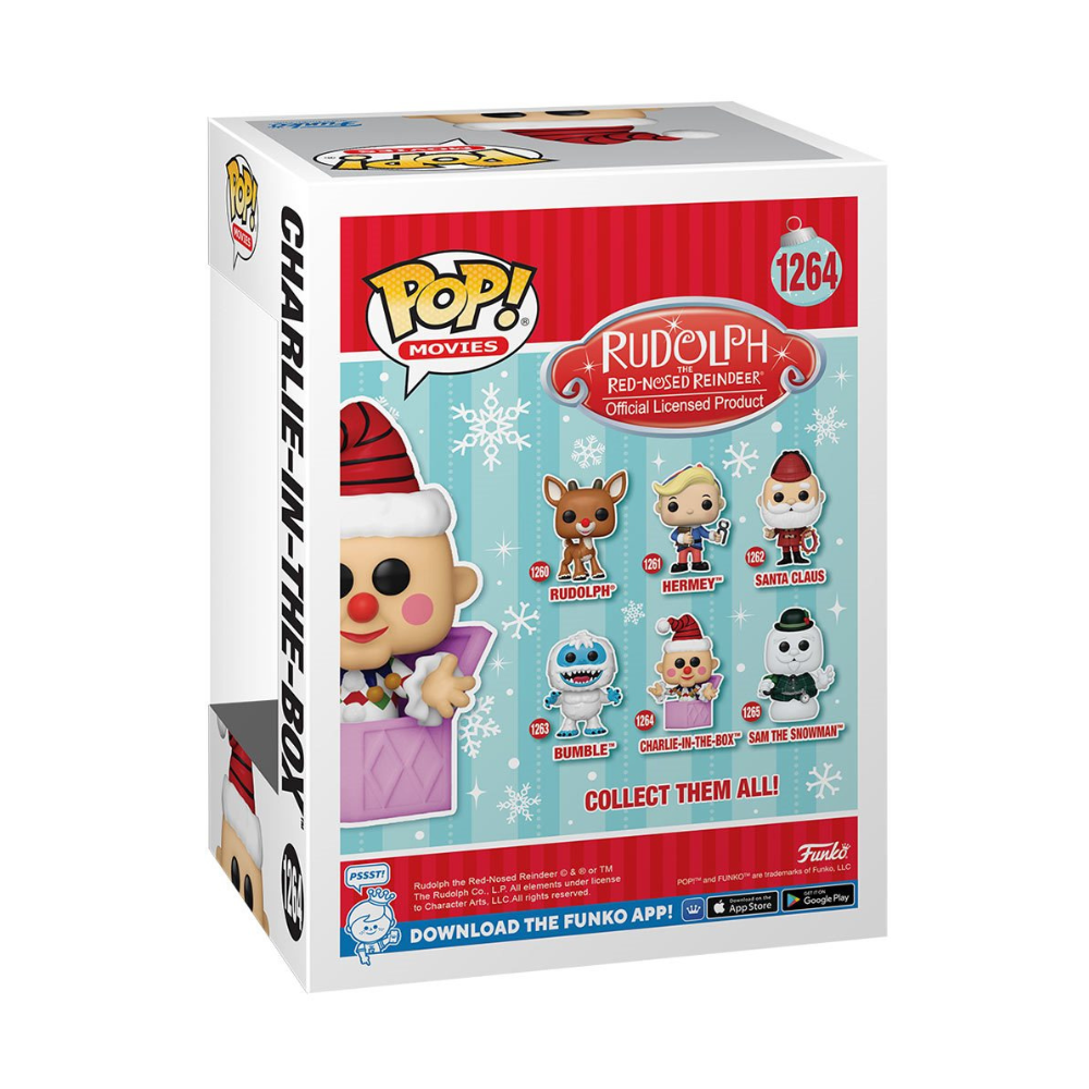 Funko Pop! Movies - Rudolph The Red Nosed Reindeer - Charlie-in-The-Box
