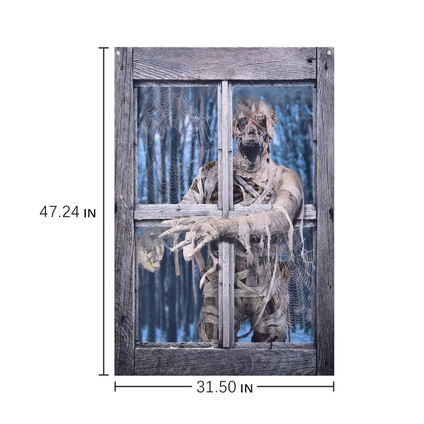 Halloween Mummy Corpse Window Cover
