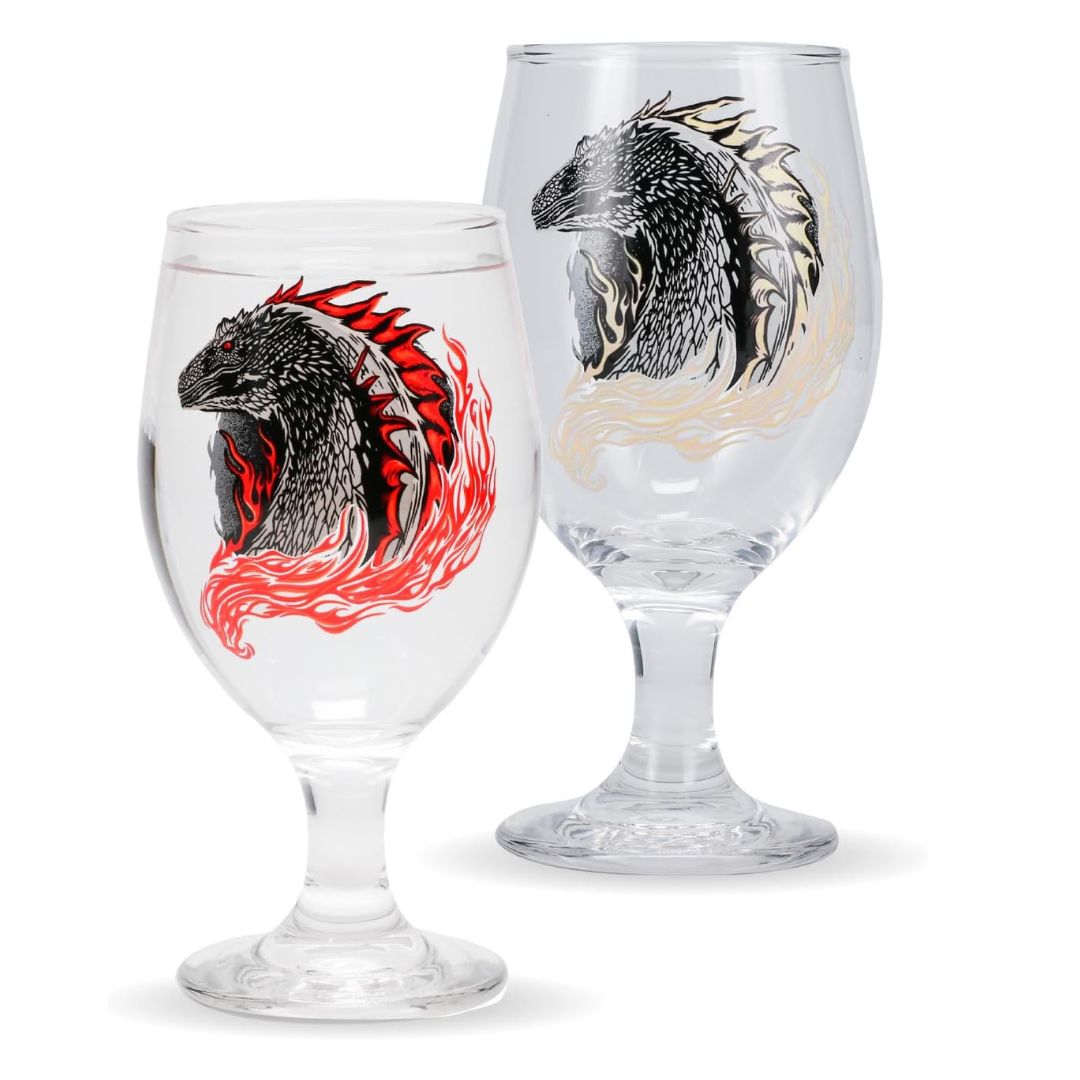 House Of The Dragon Color Change Glass Goblet