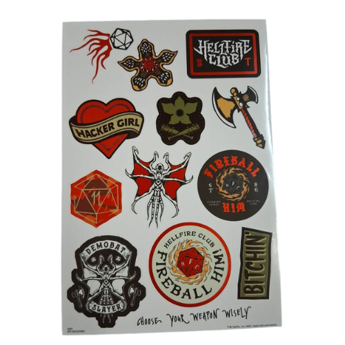 Netflix Stranger Things Season 4 ROOMSCAPES Sticker Decals with Foil by Trends International