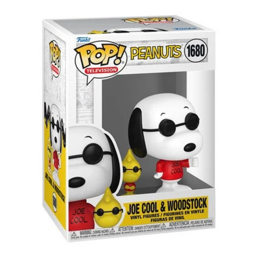 Peanuts Joe Cool Snoopy & Woodstock Funko Pop! Vinyl Figure and Buddy