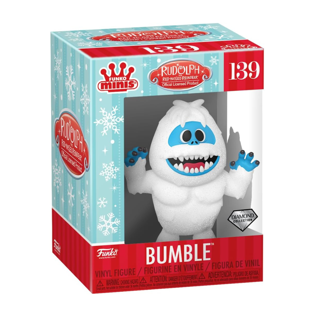Rudolph the Red-Nosed Reindeer Bumble Glitter Funko Pop! Mini Vinyl Figure