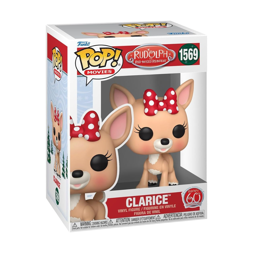 Rudolph the Red-Nosed Reindeer 60th Anniversary Clarice Funko Pop! Vinyl Figure #1569