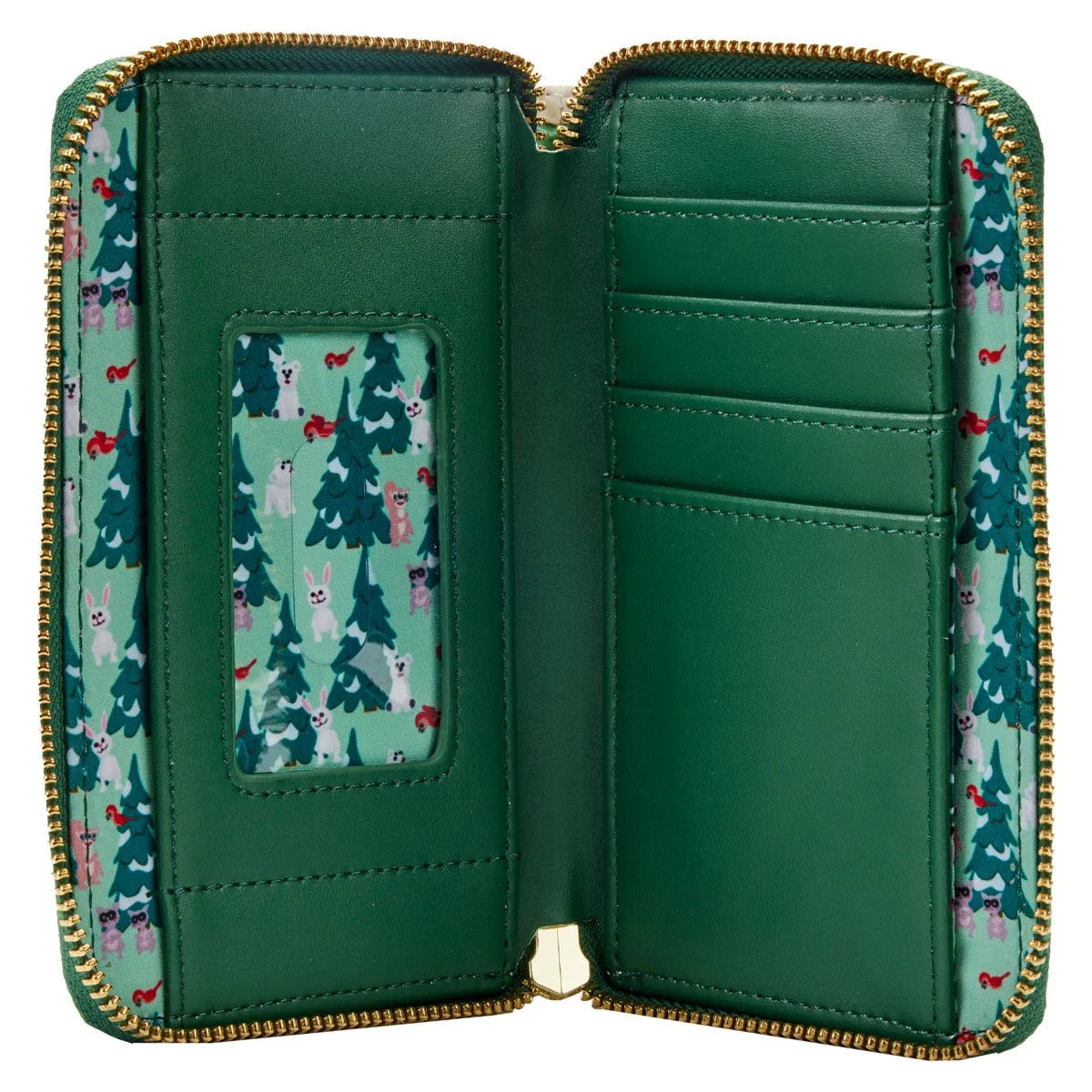 Loungefly Rudolph the Red-Nosed Reindeer Rudolph and Clarice Zip-Around Wallet