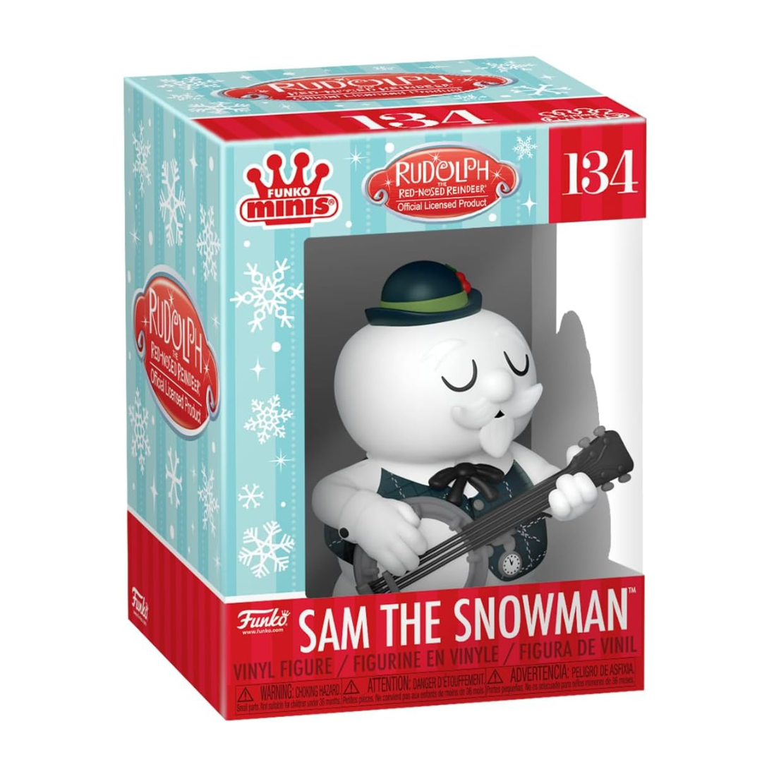 Rudolph the Red-Nosed Reindeer Sam the Snowman Funko Pop! Mini Vinyl Figure