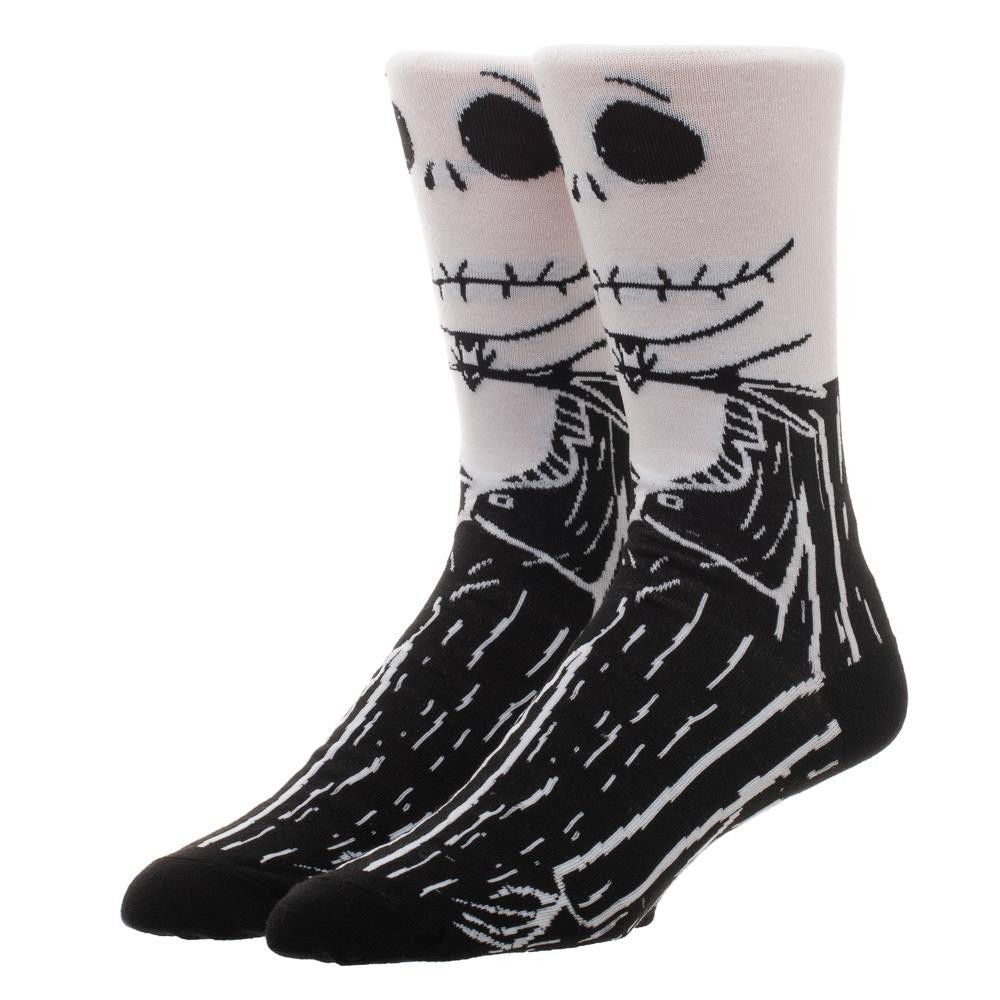Bioworld The Nightmare Before Christmas Jack 360 Character Crew Socks