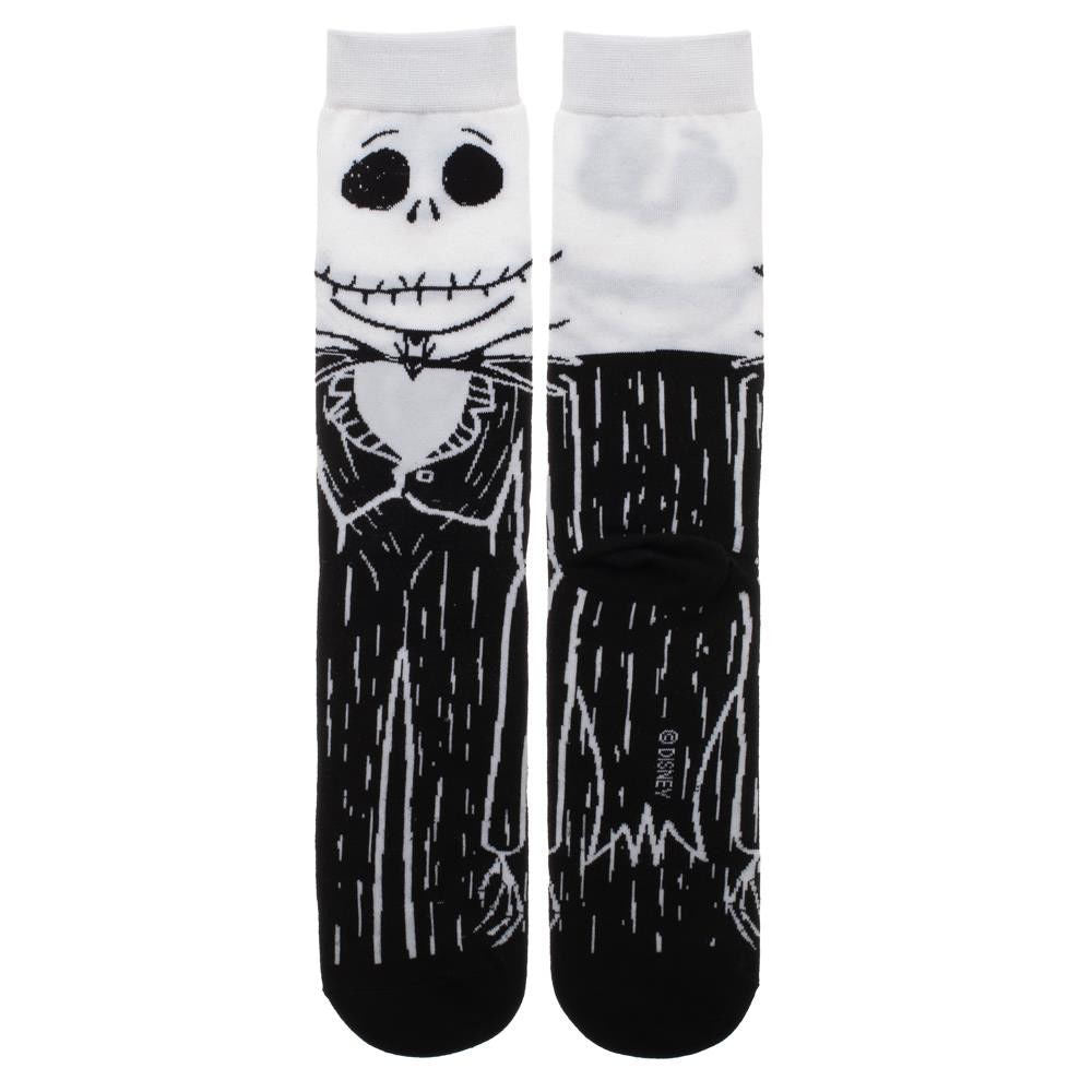 Bioworld The Nightmare Before Christmas Jack 360 Character Crew Socks