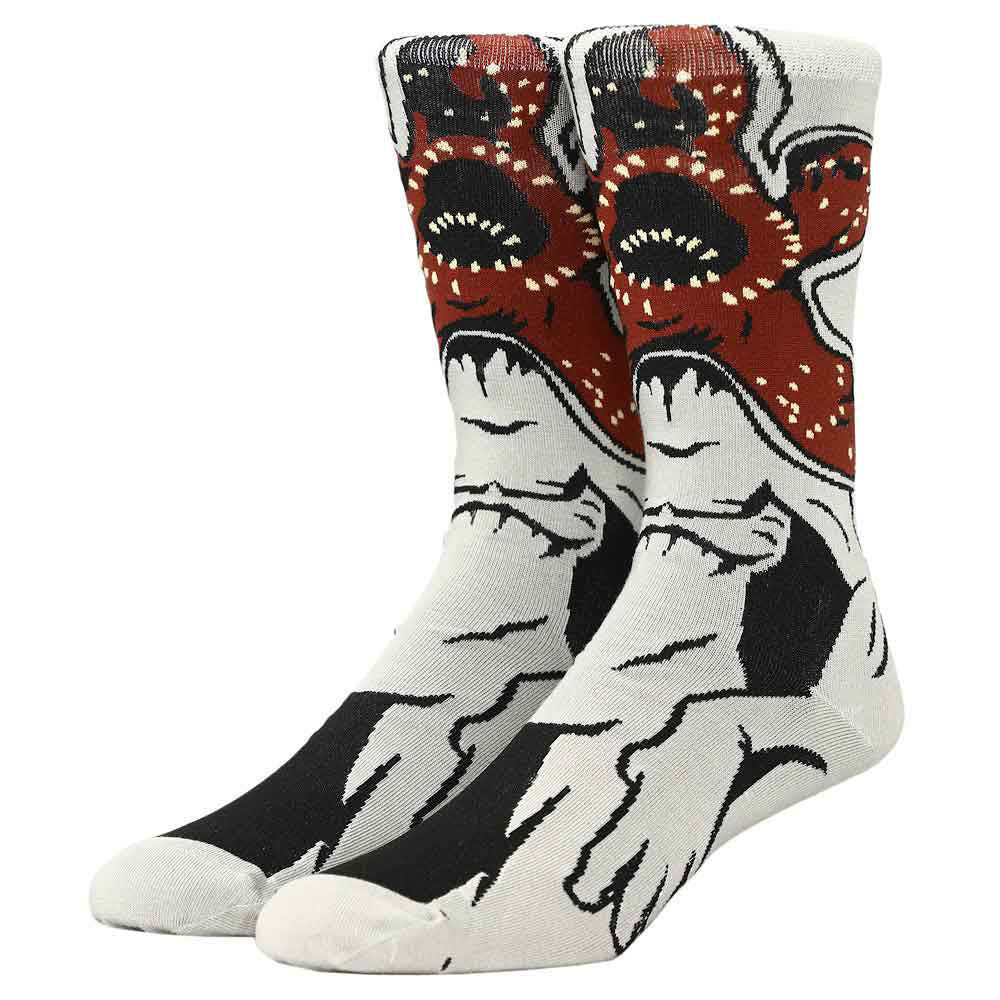 Bioworld Stranger Things Demogorgon 360 Knit Casual Crew Animigos Character Socks
