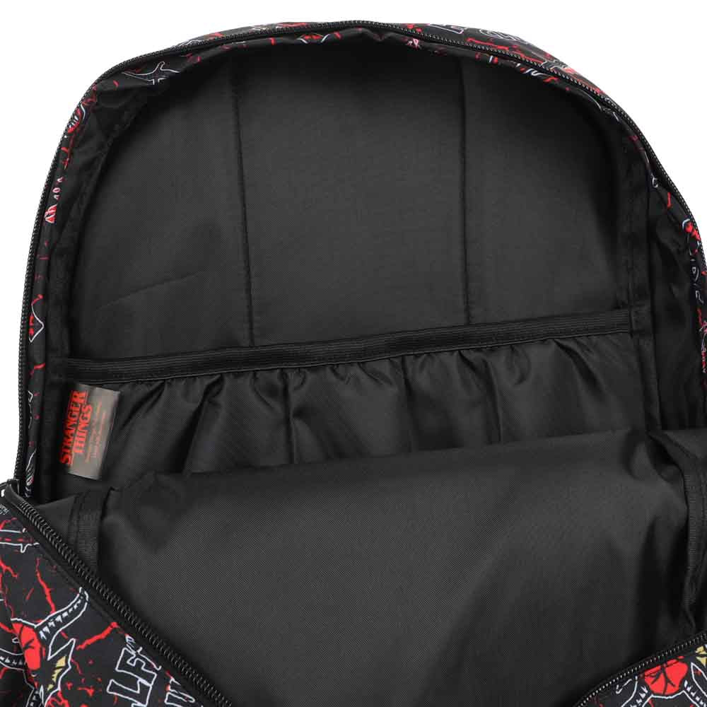 Bioworld Stranger Things Hellfire Club All Over Print Black Backpack