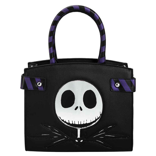Bioworld The Nightmare Before Christmas Jack Skellington Movie Character Black Handbag