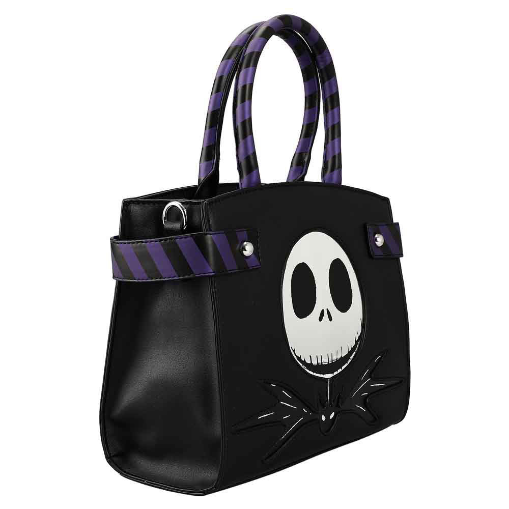 Bioworld The Nightmare Before Christmas Jack Skellington Movie Character Black Handbag