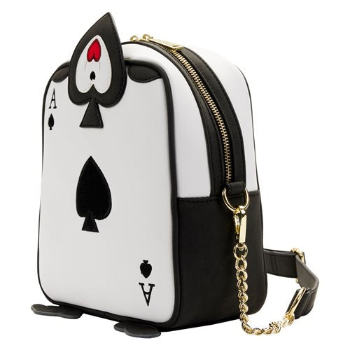 Loungefly Alice in Wonderland Ace of Spades Crossbody Purse