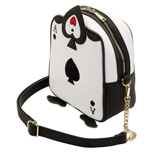 Loungefly Alice in Wonderland Ace of Spades Crossbody Purse