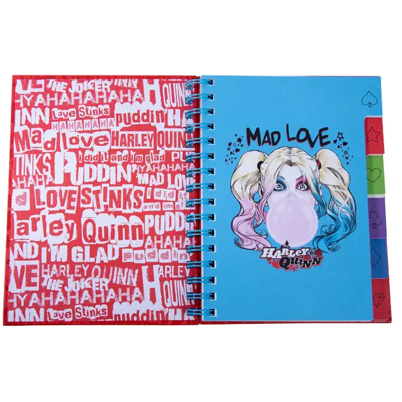 DC Comics Harley Quinn Spiral Notebook by Insight Editions