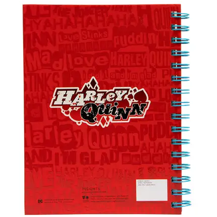DC Comics Harley Quinn Spiral Notebook by Insight Editions