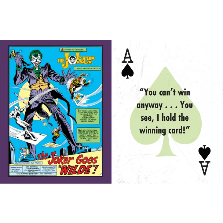 DC Comics The Joker Quotes from the Clown Prince of Crime Tiny Hardback Book by Insight Editions