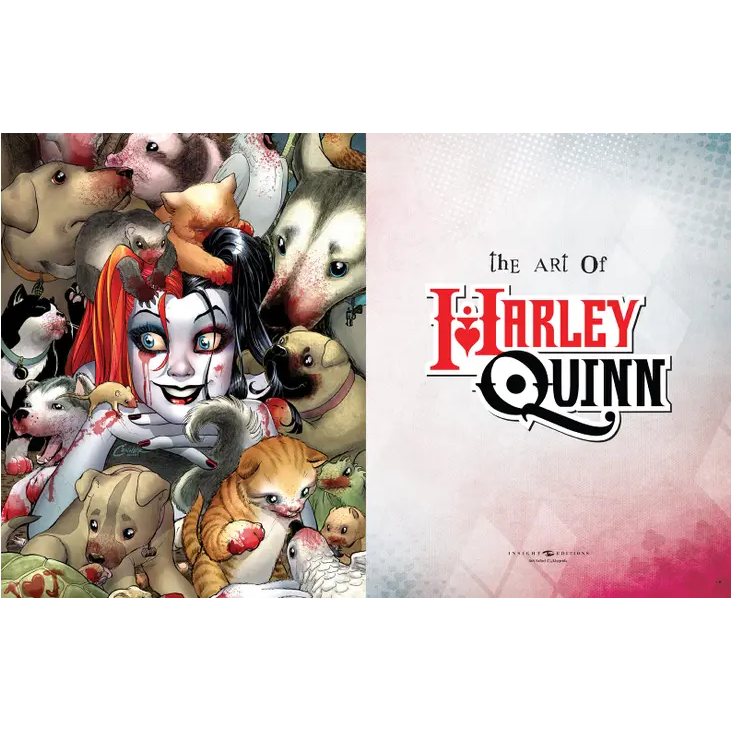 DC Comics The Art of Harley Quinn Hardback Book by Insight Editions