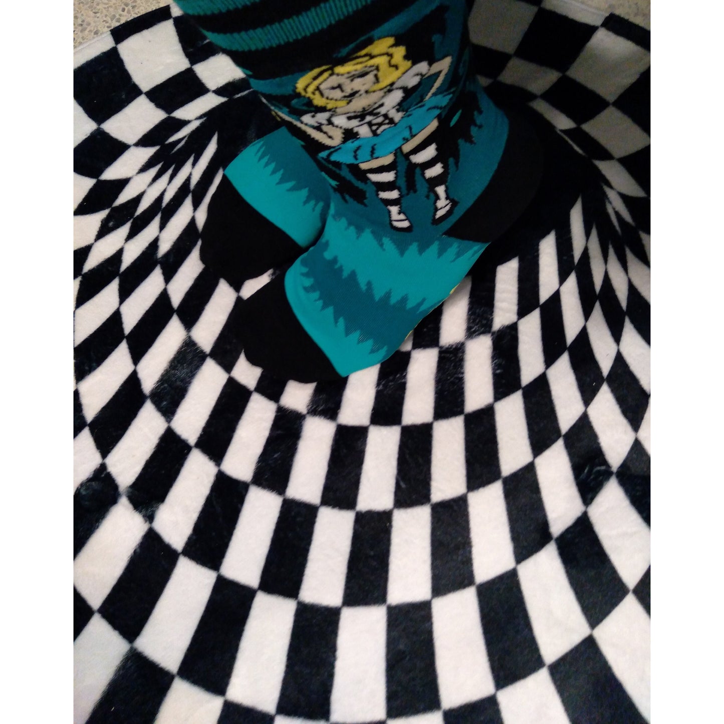 Foot Clothes Alice's Adventures in Wonderland Inspired Gothic Beauty Socks