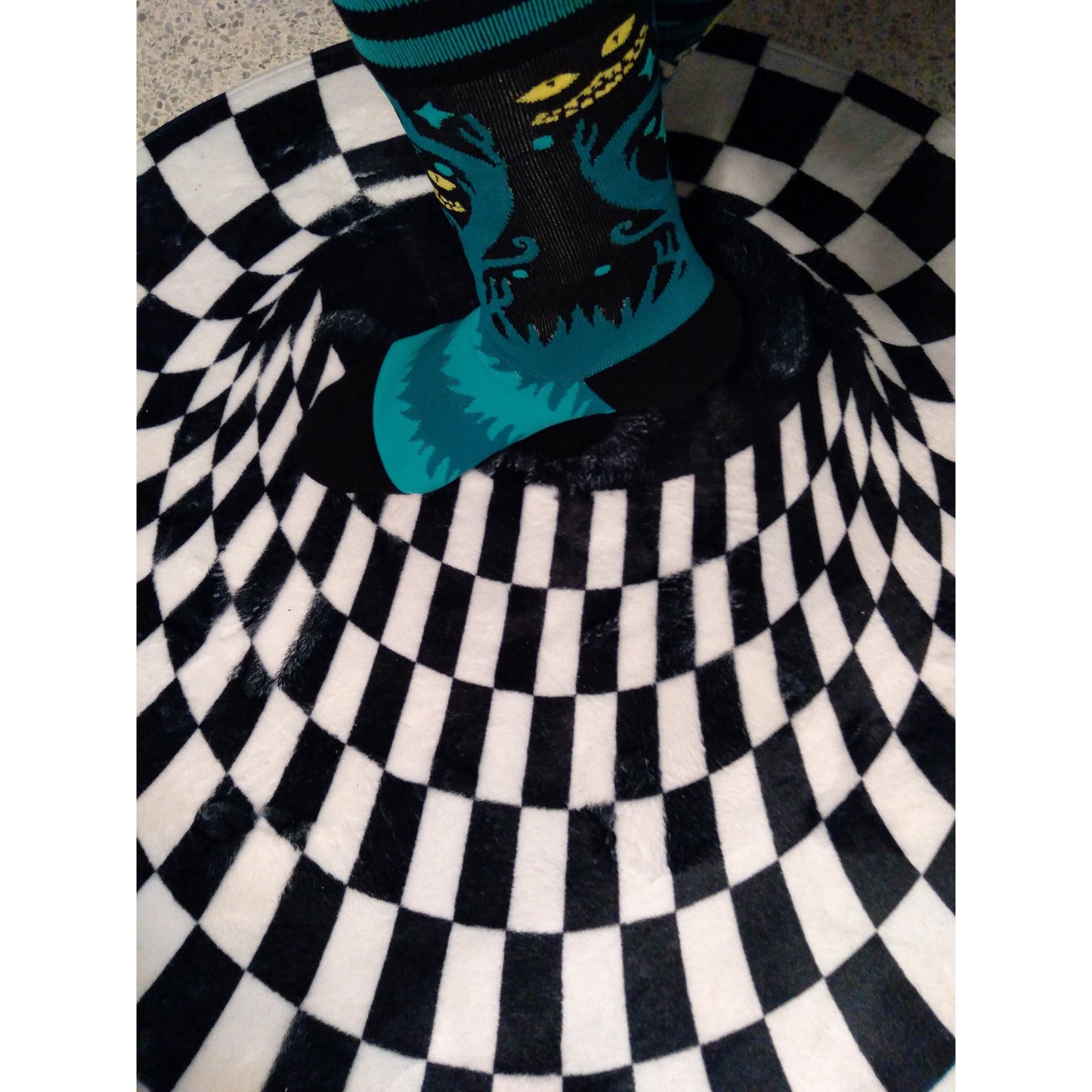 Foot Clothes Alice's Adventures in Wonderland Inspired Gothic Beauty Socks