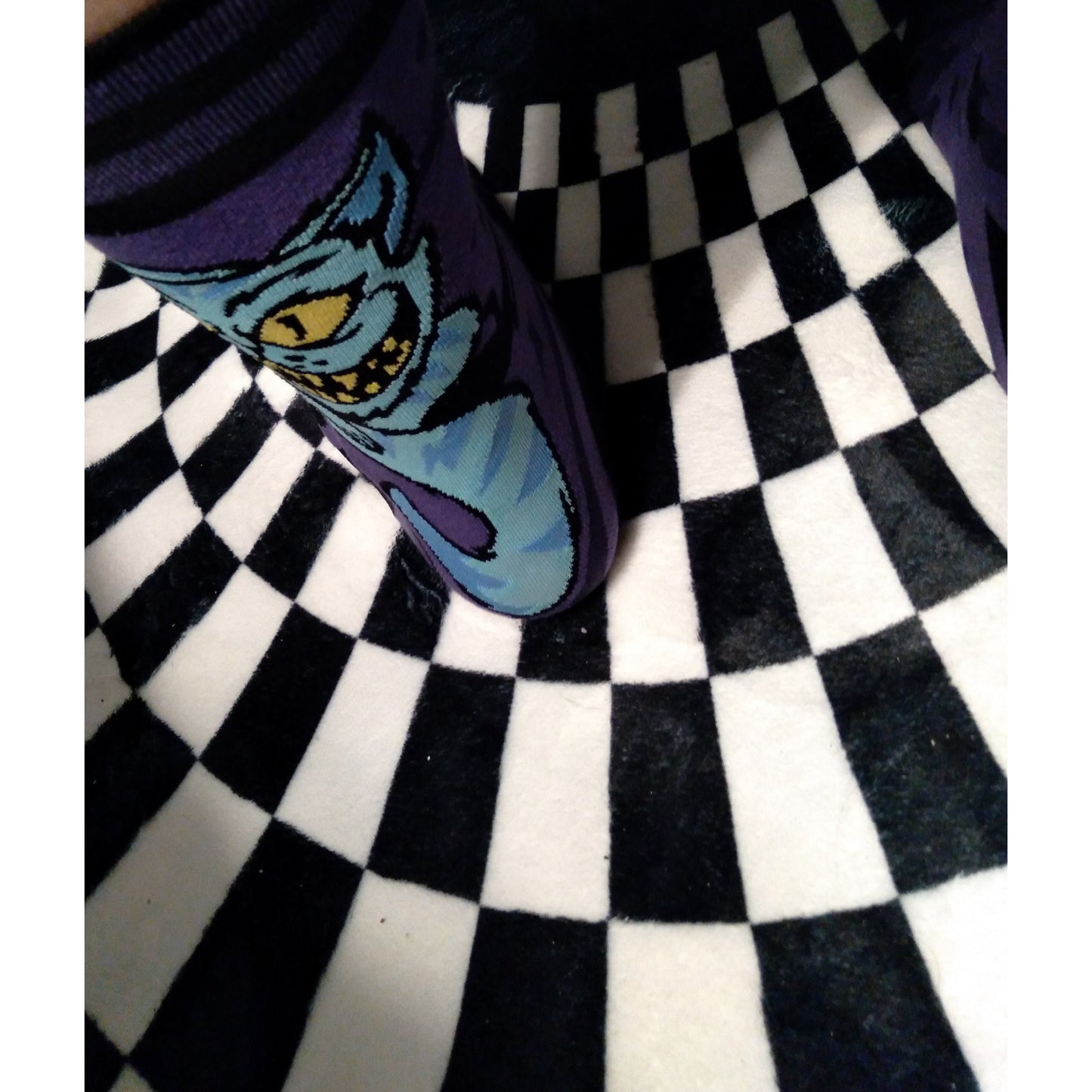 Foot Clothes Alice's Adventures in Wonderland Inspired Cheshire Cat Socks