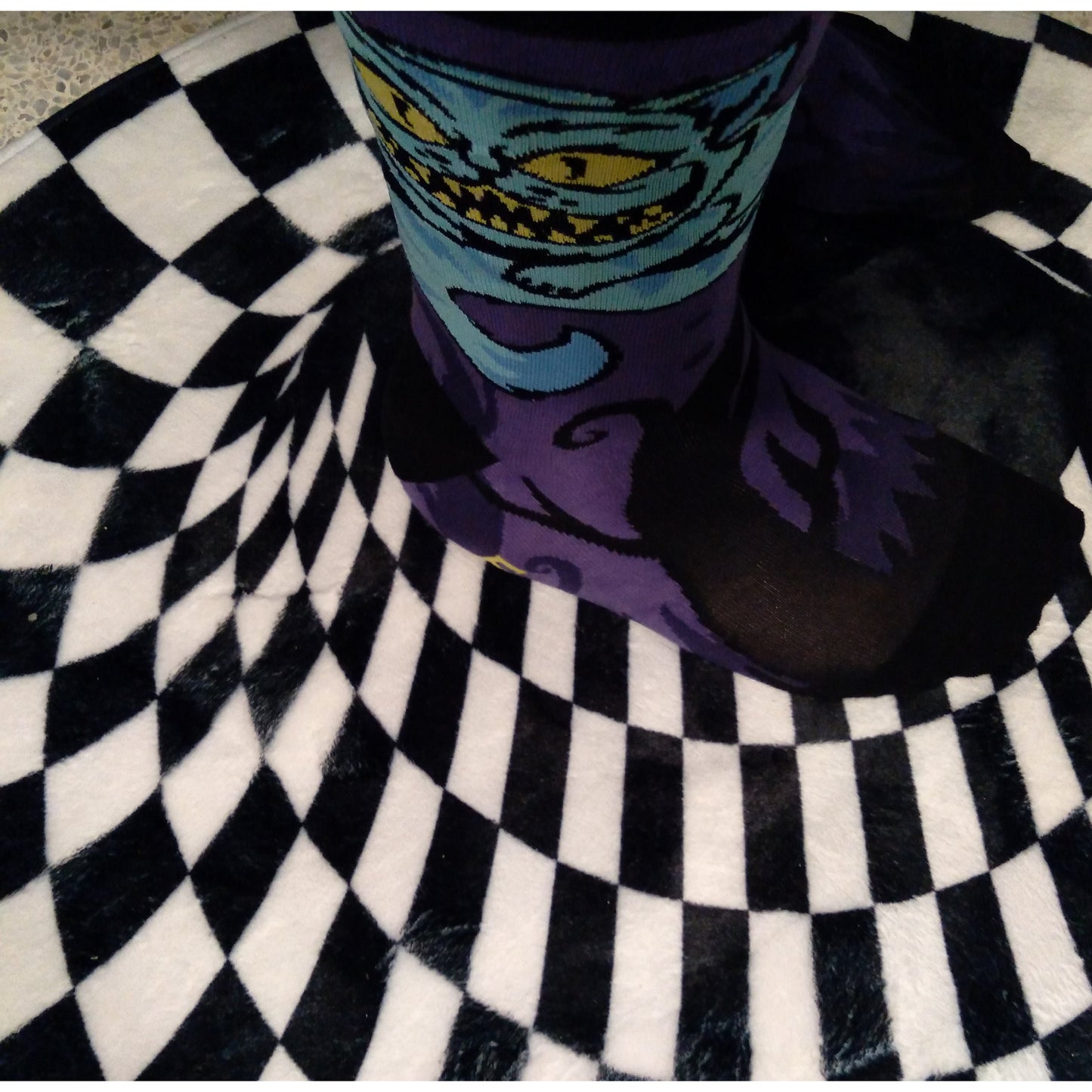 Foot Clothes Alice's Adventures in Wonderland Inspired Cheshire Cat Socks