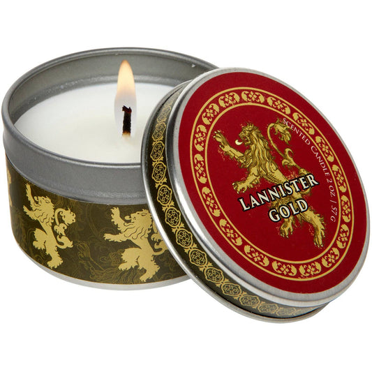 Game of Thrones House Lannister Cinnamon Scented Candle (2 oz.) by Insight Luminaries