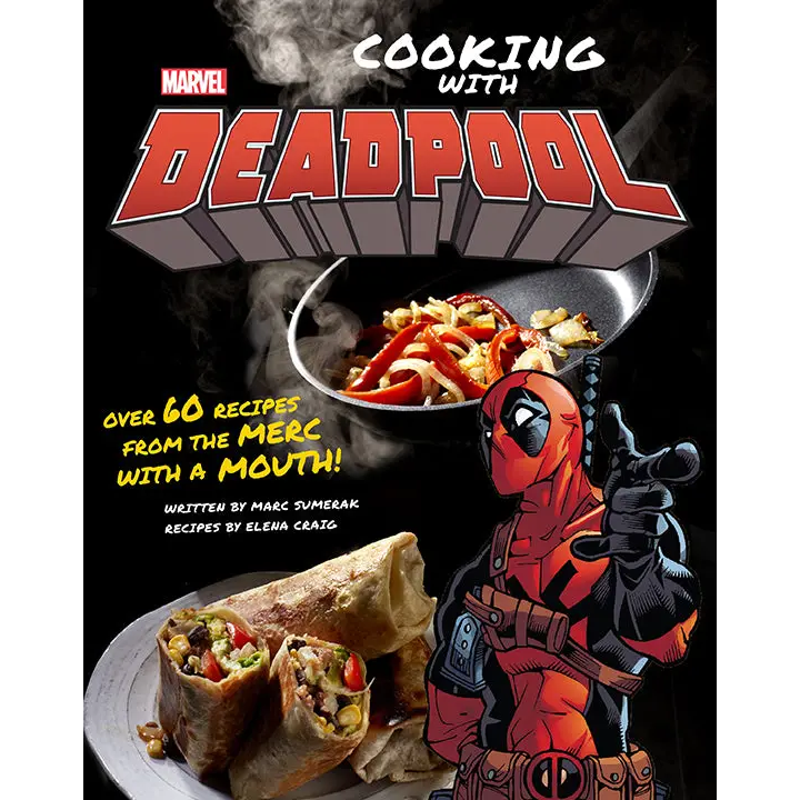 Marvel Comics Cooking with Deadpool Hardback Cookbook by Insight Editions