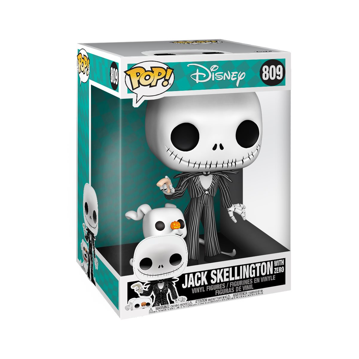 The Nightmare Before Christmas Jack Skellington with Zero 10-Inch Pop! Vinyl Figure