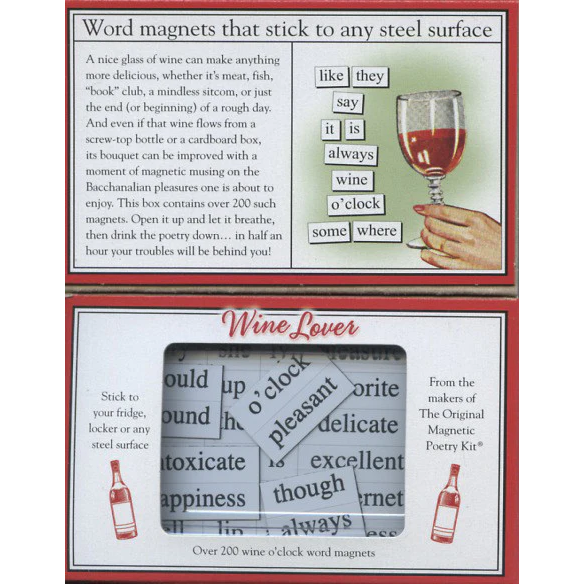 Magnetic Poetry Word Magnets Pack - Wine Lover