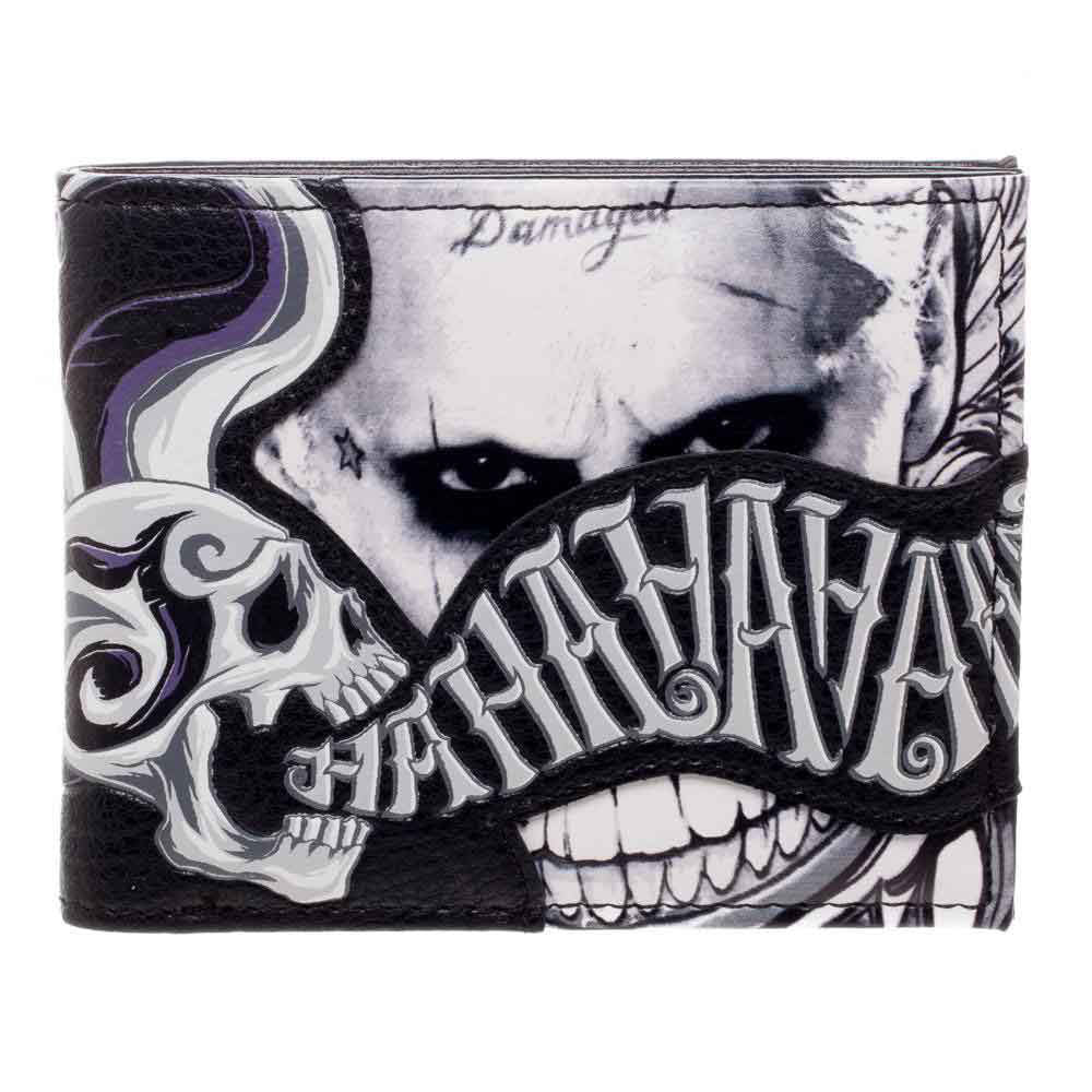 Bioworld DC Comics Suicide Squad Joker Bi-Fold Wallet & Keychain