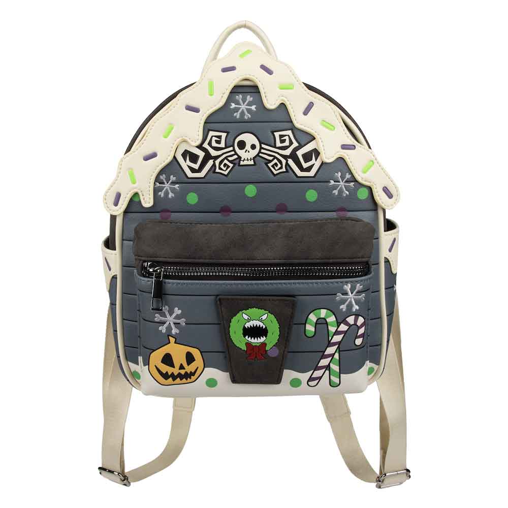 Bioworld The Nightmare Before Christmas Gingerbread House Mini Backpack