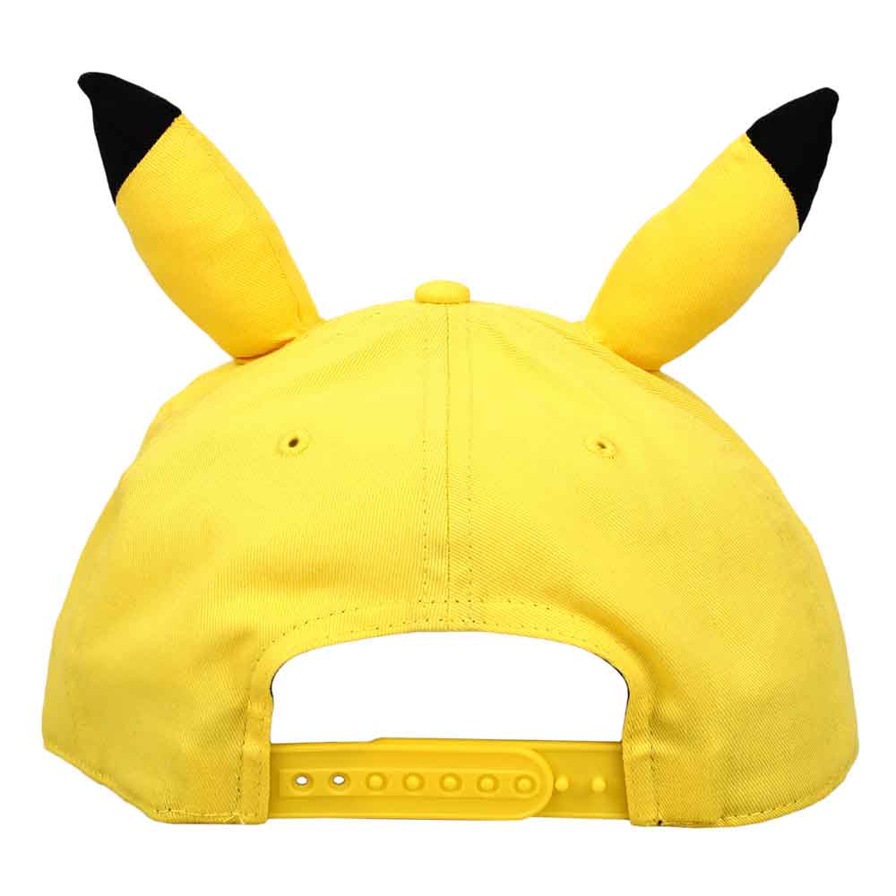 Bioworld Pokémon Pikachu Big Face Pre-Curved Bill Snapback Hat