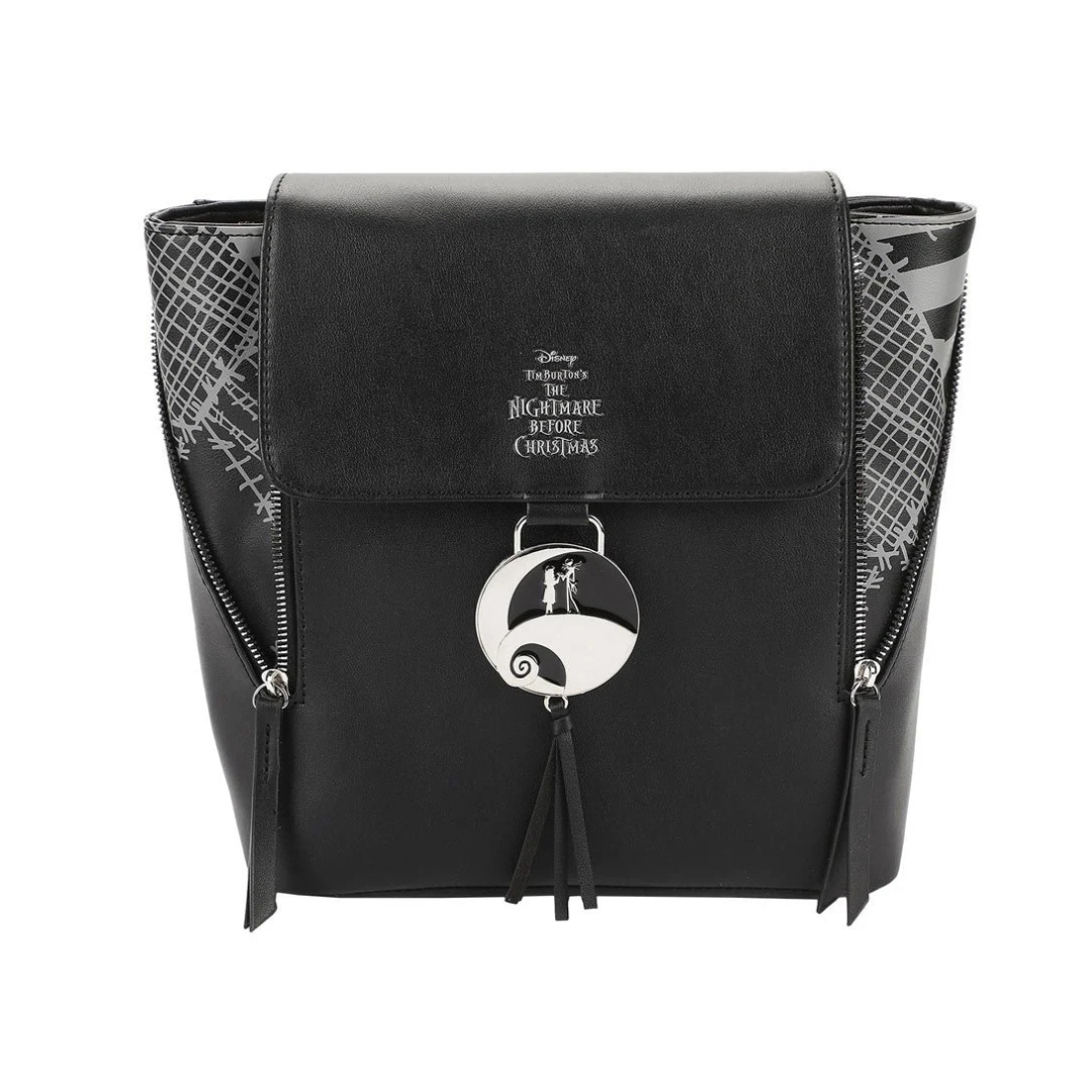 Bioworld Disney The Nightmare Before Christmas Faux Leather Mini Backpack
