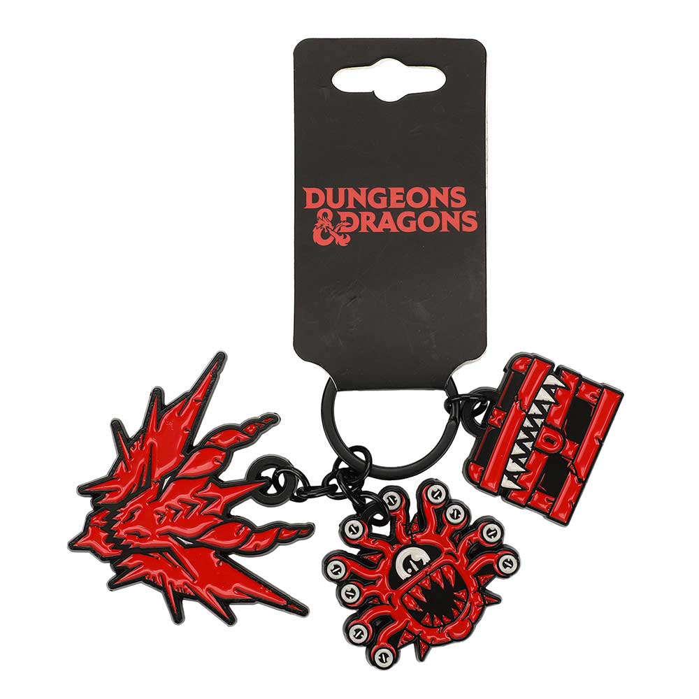 Bioworld Dungeons & Dragons Monsters Multi-Charm Keychain