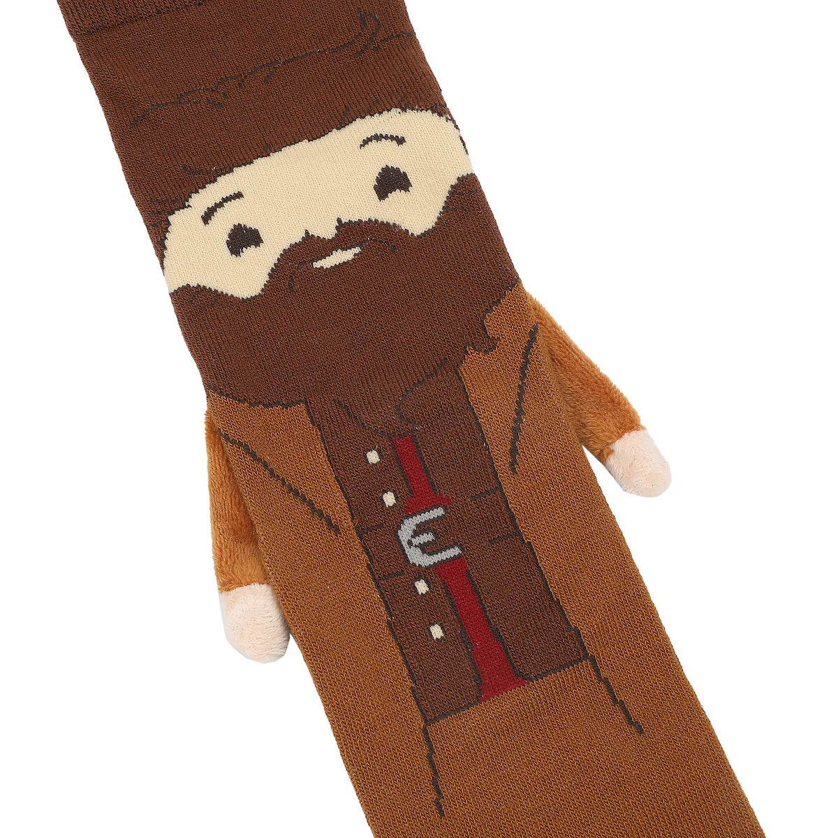Bioworld Harry Potter Harry & Hagrid Crew Socks with Magnetic 3D Hands