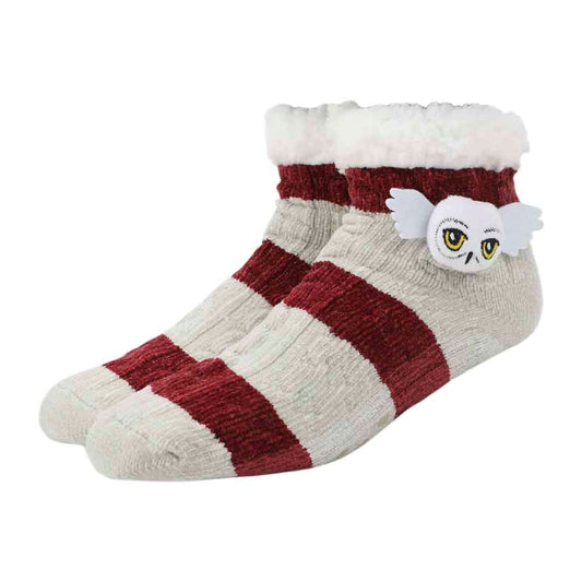 Bioworld Harry Potter Hedwig Sherpa Slipper Socks